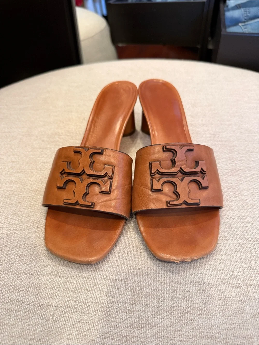 Tory Burch leather slide